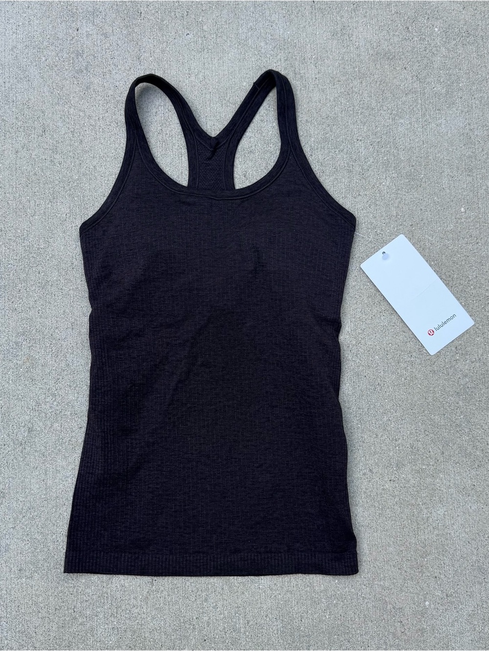 Lululemon Ebb to Street Tank Size 4 NWT Brown